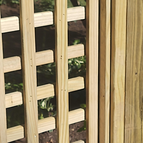 Privacy Screen Fence Detail
