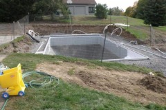 Castle-style Pool Excavation