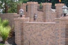 Castle-style Brick Wall