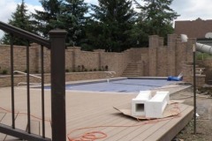 Castle-style Pool With Deck