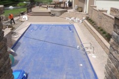 Castle-inspired Pool Area Penfield NY