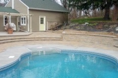 Poolside Stone Patio