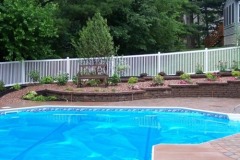 Brick Poolside Patio