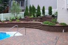 Swimming Pool With Brick Paver Patio